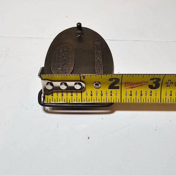 Vintage Austin Nichols Wild Turkey Oval Belt Buckle 1974 Bergamot Brass Works - Picture 8 of 8